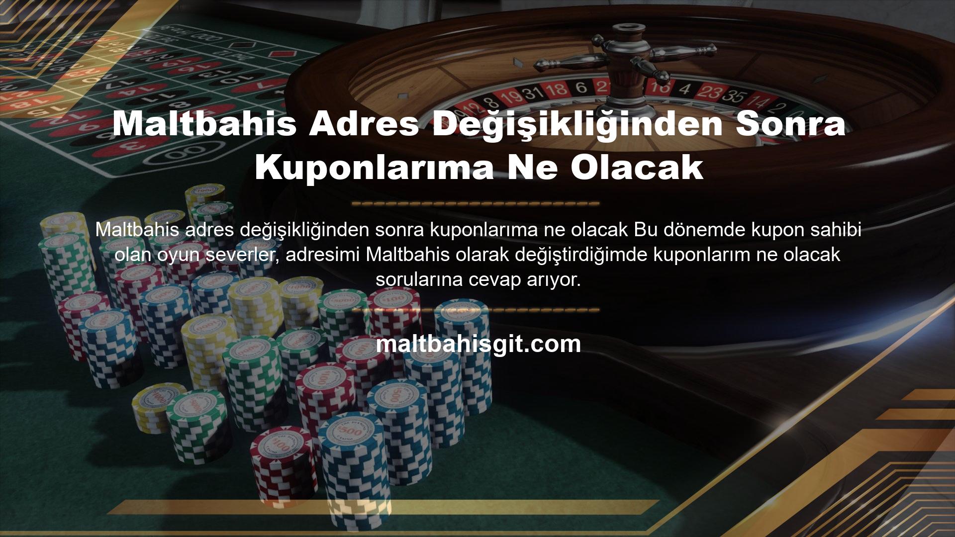 Bu kapsamda site, herhangi bir kazanç olması durumunda kuponların doğrudan Maltbahis hesabına aktarılacağını üyelere bildirir